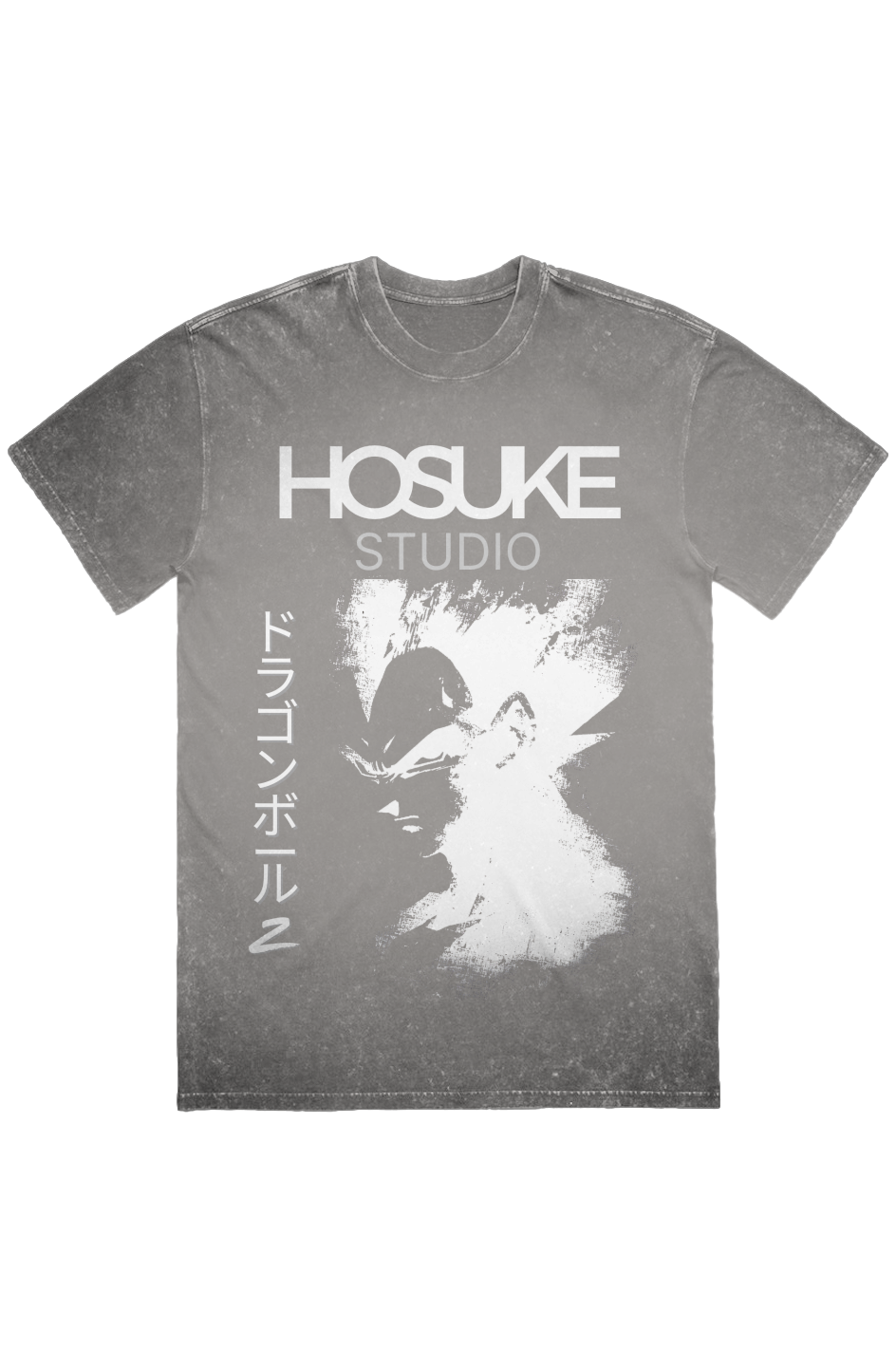 Anime, Dragon Ball Z, Vegeta, Art, Streetwear, Streetstyle, Casual - Oversized Stone Wash tee