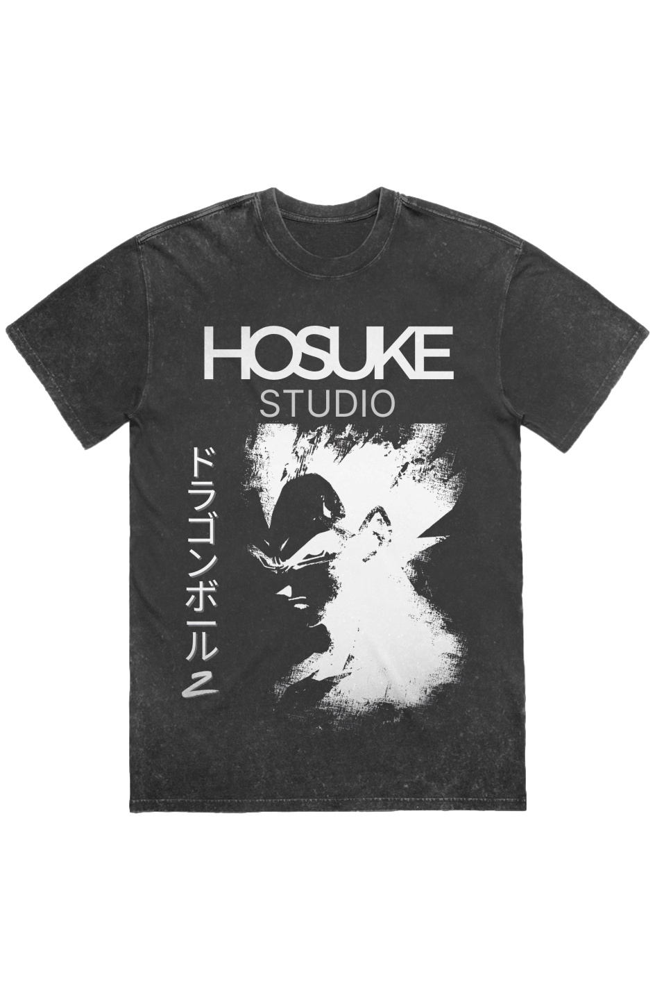 Anime, Dragon Ball Z, Vegeta, Art, Streetwear, Streetstyle, Casual - Oversized Stone Wash tee