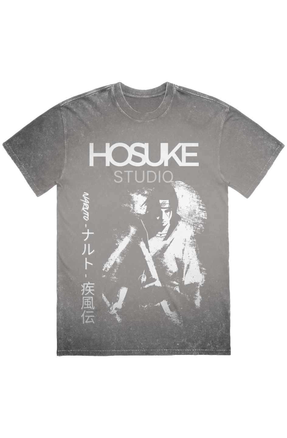 Oversized Stone Wash tee - Anime, Naruto Shippuden, Itachi, Art, Streetwear, Streetstyle, Casual