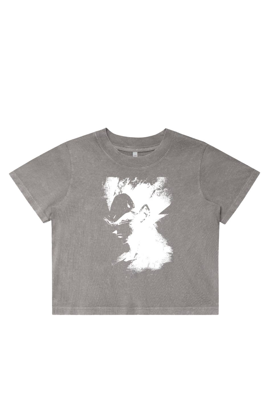 Women's Stone Wash Cropped - Anime, Dragon Ball Z, Vegeta, Art, Streetwear, Streetstyle, Casual
