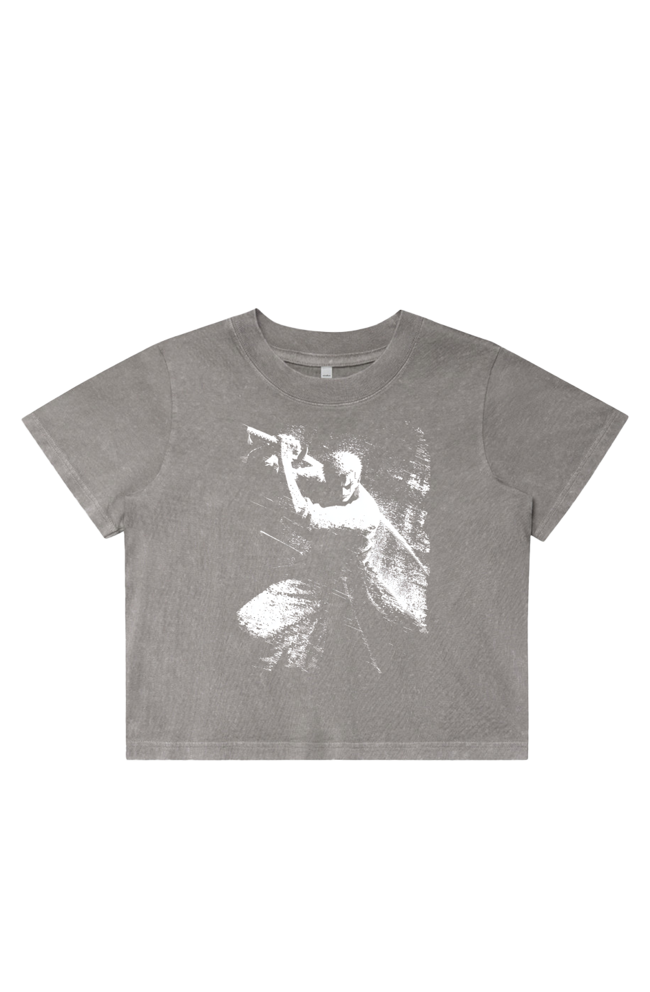 Women's Stone Wash Cropped - Anime, One Piece, Zoro, Art, Streetwear, Streetstyle, Casual