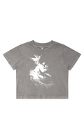 Women's Stone Wash Cropped - Anime, Dragon Ball Z, Goku, Art, Streetwear, Streetstyle, Casual