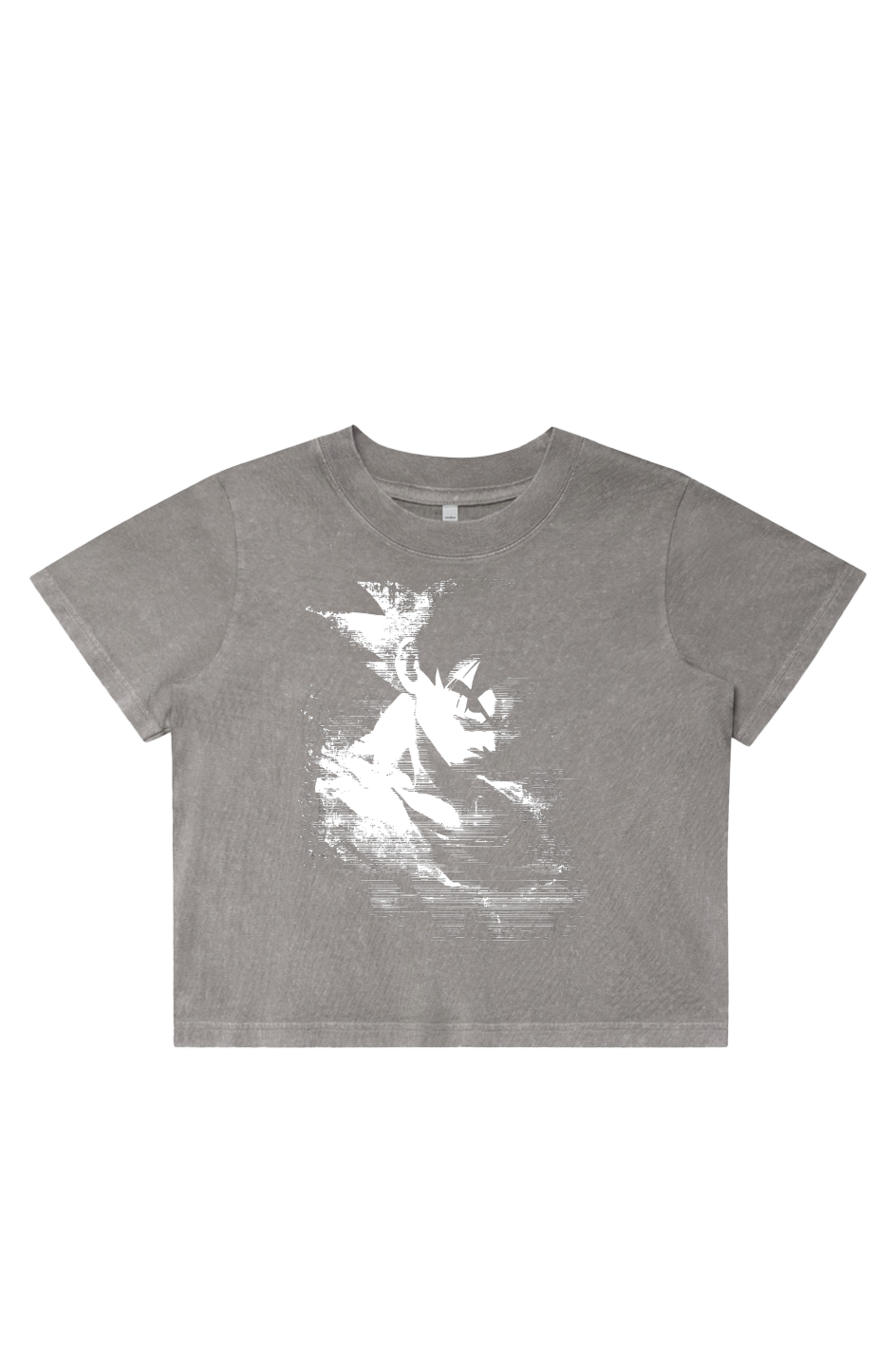 Women's Stone Wash Cropped - Anime, Dragon Ball Z, Goku, Art, Streetwear, Streetstyle, Casual