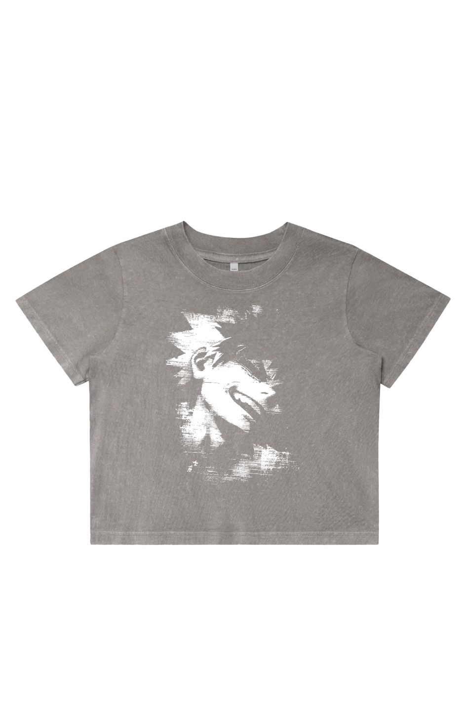 Women's Stone Wash Cropped - Anime, One Piece, Zoro, Art, Streetwear, Streetstyle, Casual