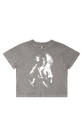  Women's Stone Wash Cropped - Anime, Naruto Shippuden, Itachi, Art, Streetwear, Streetstyle, Casual